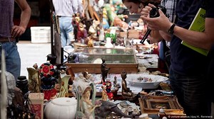 Unterwegs auf dem Flohmarkt
