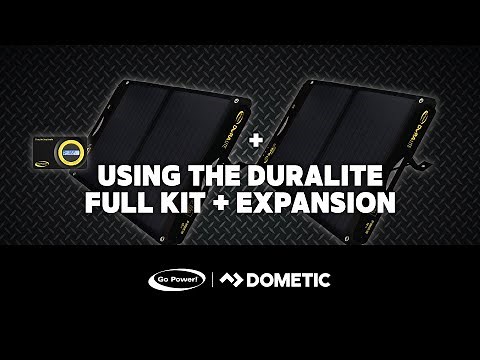 Using the Go Power! DuraLite 100 watt solar kit and expansion