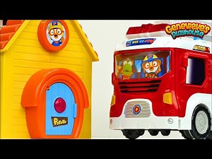 Best Learning Video for Toddlers - Pororo Birthday and Toy Fire Truck!