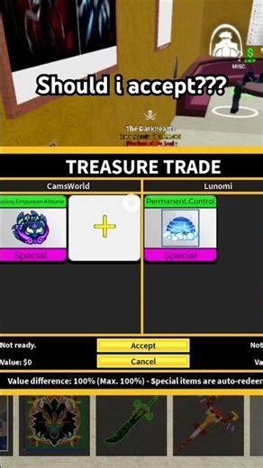 Perm control for galaxy kitsune trade in blox fruits!! #bloxfruits