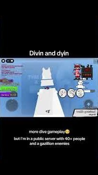 Roblox dive gameplay in a public server!//Roblox,