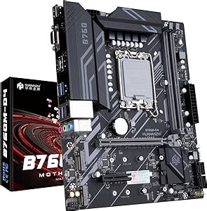 HUANAZHI Intel Lga 1700 Motherboard B760m D4 M-ATX Ddr4 Motherboard Supports 12th/13th Gen, Compact High-End Motherboard with Excellent Connectivity and Efficient Power Transfer (Black