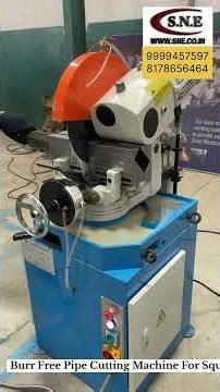 Burr Free Pipe Cutting Machine for Square Pipe | Easy & Smooth Cutting Demo