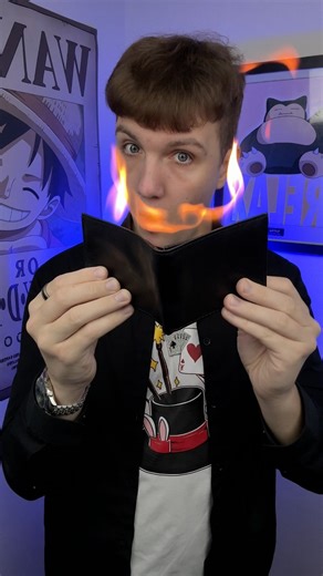 Secret of the Burning Wallet Trick 💥🔥🪄💸 #reelsvideoシ #secrets #tricks #magic | Arsenii Smorzhevskyi
