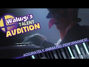 Waluigi Accurately Plays a Piano