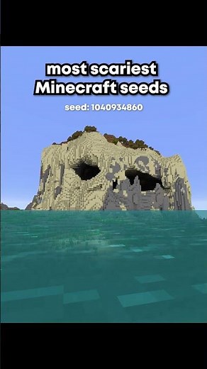 MOST Scariest Minecraft Seeds (Lush Cave Skull Island)