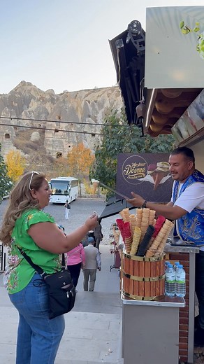 18 reactions | Turkish ice cream tricks are a series of playful...