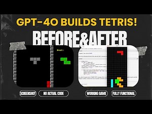 Build a Tetris Game with GPT-4o: From Screenshot to Code!