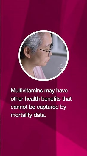 Multivitamin Effect on Mortality Risk or Multivitamins & Mortality: What the Research Says #Shorts
