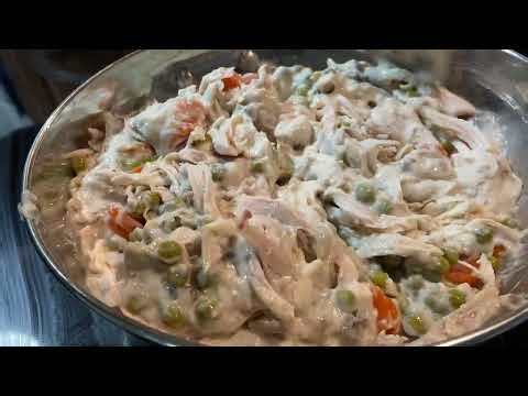 Creamy Chicken Over Biscuits
