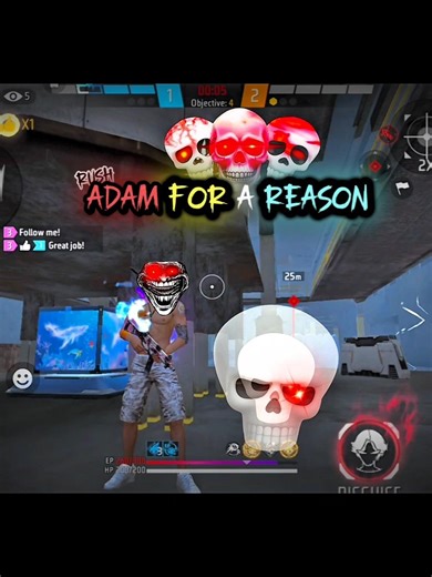Adam Aura: UMP Rush For A Reason? 😱🎯 | Don't Miss Ending 🔥 #Shorts
