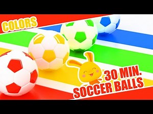 NEW! Learn the colors with Titounis | Soccer Balls