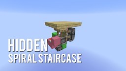 Redstone: Hidden Spiral Staircase [Tutorial] Minecraft Map