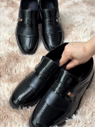 Black Formal Leather Shoes — Essential Office & School Dress Shoes