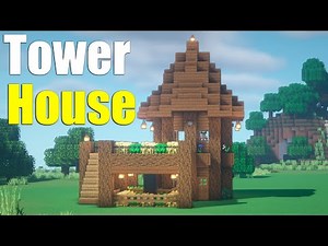 Minecraft: How to Build a Tower House