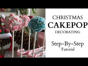Christmas Cake Pops Made Easy- Step By Step guide- Jilly Makes a Cake