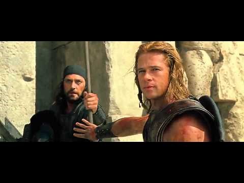 Troy movie brad pitt Unbelievable scene