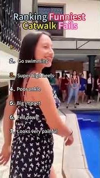 Ranking Funniest Catwalk Fails#funny #fail #catwalk #fyp