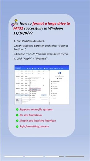 [Solved] FAT32 Option Not Available in Windows 11, 10, 8, 7 #fat32 #system #format