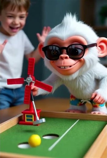 Backyard Turned Golf Course! monko Buys Mini Golf Set, blasts with Owner! 🏌️‍♂️✨