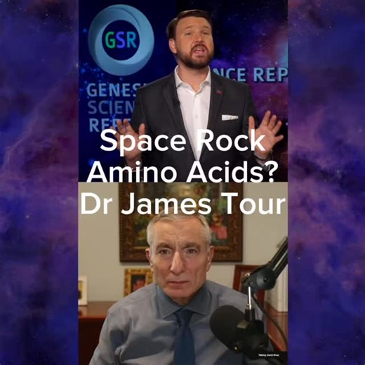 AgeofDesign on Instagram: "What if meteorites delivered all the building blocks of life? According to Dr. James Tour, that still doesn’t solve the problem. Amino acids don’t naturally link. Side chains interfere. Free energy works against life. This isn’t philosophy—it’s chemistry. Dr. James Tour joins Age of Design and the Genesis Science Network. 🎥 https://genesissciencenetwork.com Link to full segment: ​⁠@age-of-Design: ​⁠ https://youtu.be/uTzNypcns88?si=EiuM3uqHhM46VuDo Link to full episode