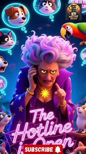 🔮😂 The Psychic Who Hears PETS… and Regrets It! Pet Psychic Hotline #youtubeshorts