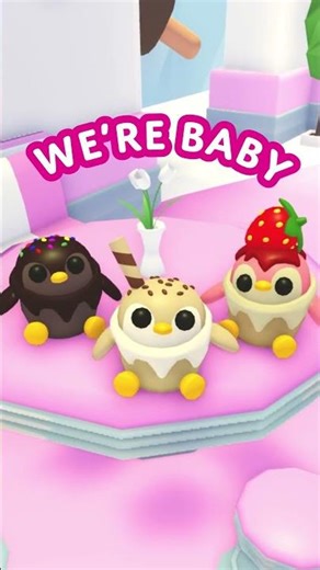 they're baby 🐧🍦