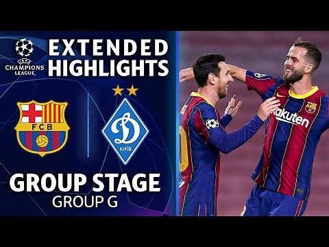 Barcelona vs. Dynamo Kiev: Extended Highlights | Group Stage - Group E | UCL on CBS