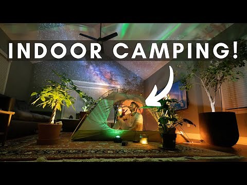 Cozy Indoor Camping 😍