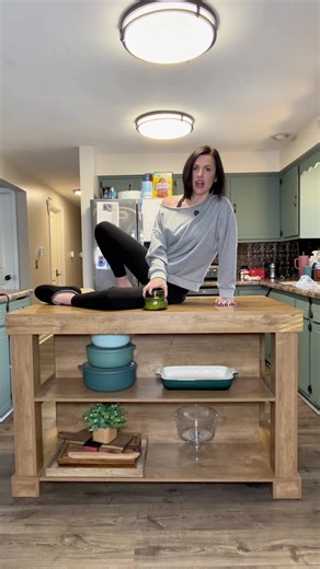 This kitchen island has really changed how functional my kitchen is. It gives me extra counter space for prep serving plus I can also craft on it and it keeps clutter off of my main counters. I love how sturdy and well built it feels and it also looks clean and modern. The added shelving makes it easy to keep appliances baskets or cookware organized. If you’re running out of counter space need extra seating or better kitchen organization without a full renovation, This is a great upgrade. ##tikt