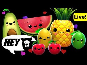 Hey Bear Sensory - The Totally Fruit and Veggie Live Stream!