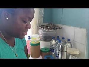 Cooking with Valencia local dish/green fig and saltfish/St.lucia 🇱🇨