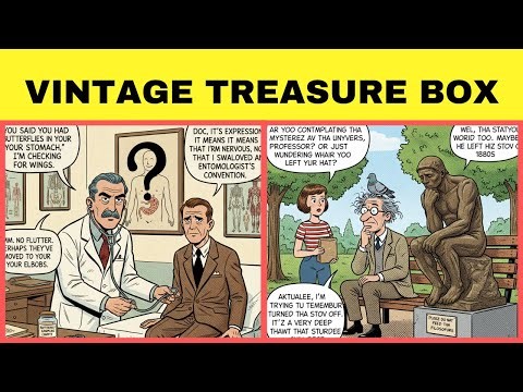 Unexpected Humor From Forgotten Comic Strips 😂 | Vintage Treasure Box#comics #funnycomics #funny