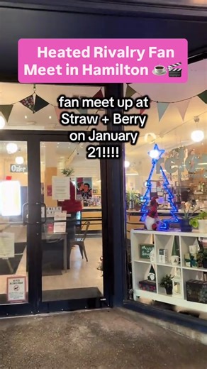 Fans come together at Relay Café to celebrate Heated Rivalry, filmed right here in Hamilton, Ontario. 📍@relaycoffee 🎥Special thanks to @heyfatmahey for the video! Be sure to check them out for more great content ✨ ✨Follow @whatstheplanhamilton for more fun and exciting plans in the City!✨ #hamiltonontario #hamont #whatstheplanhamilton #thingstodohamilton #heatedrivalry