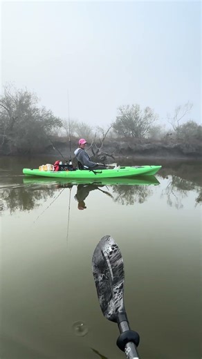 I finally got my wife to paddle a kayak and that’s tough to do right? ￼