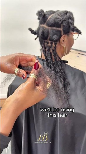 Afro Bulk Twists in Progress | Neat Sectioning & Braiding Technique