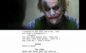 【Script To Screen】《黑暗骑士》经典警局审讯片段