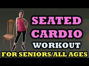 10 Minute No Impact Cardio - CHAIR WORK OUT | for seniors & all ages