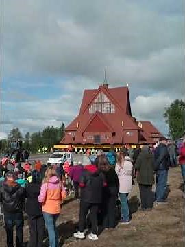 Historic Swedish church moved to new home
