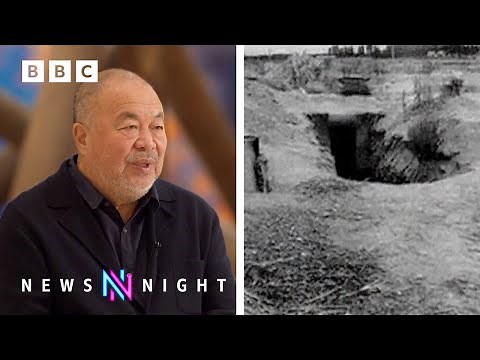 How Ai Weiwei’s years living in an underground hole haunt his art to this day - BBC Newsnight