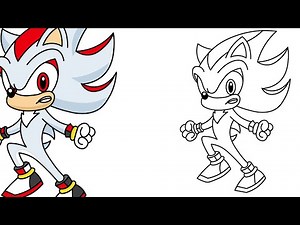 How to DRAW HYPER SHADOW - Sonic The Hedgehog