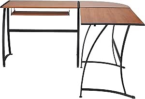 STAPLES 1929202 Gillespie L-Shaped Desk