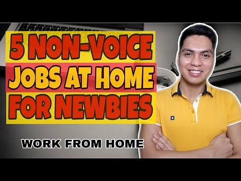 Top 5 Recommended Non-Voice Jobs At Home For Newbies | Work From Home [Eng Sub]