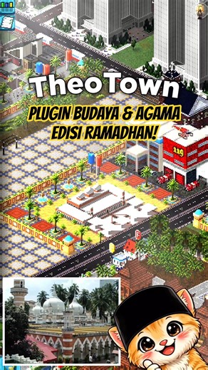 PLUGIN AGAMA & BUDAYA SPESIAL RAMADHAN DI THEOTOWN! Masjid Jamek #shorts