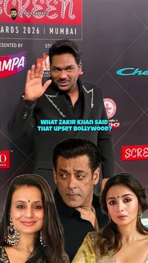 Bollywood Angry on Comedian Zakir Khan After Screen Awards #zakirkhan #salmankhan