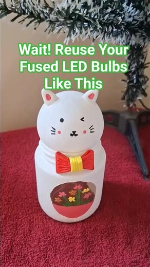 DIY wastage Led Bulb lamp #shorts #diy #crafts #recycle #creativecreation