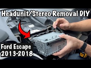 Cómo desmontar la radio original del Ford Escape. - Ford Escape (MK 3)