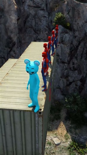 GTA 5 Epic Sky Water Ragdolls Spiderman Jump/Fails Ep 260 #shorts