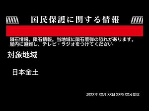 [架空国家 EAS scenario]架空国家 固形物 [#架空国家 #警報 #創作]