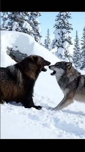 The Ultimate Arctic Showdown: Wolverine vs. Wolf